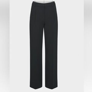 Aritzia effortless pant in black crepe - 2